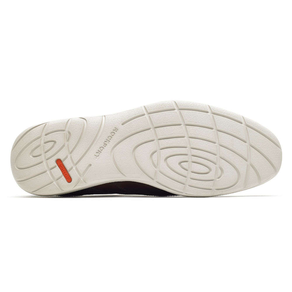 Oksfordki Rockport Męskie Brązowe - Garett Wingtip - FN3081257